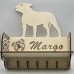 Dog Lead Holder or Key Hook With Shelf and Hooks Can Be Personalised With Your Pet's Name and Graphics UK