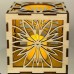 Flower Tealight Holder Laser Cut Mandala Hand Assembled Wooden Flower Tealight Holder UK