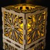 Flower Tealight Holder Laser Cut Mandala Hand Assembled Wooden Flower Tealight Holder UK