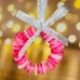 Handmade Button Christmas Wreath Hanging Wreath Decoration for Your Christmas Tree and Home Available in Various Colours UK