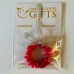 Handmade Button Christmas Wreath Hanging Wreath Decoration for Your Christmas Tree and Home Available in Various Colours UK