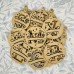 Wooden Bauble Alphabet Letters Create Your Own Names or Personalise Christmas Decorations With These 3mm Ready to Hang Mdf Shapes. UK