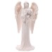 Tall Elegant White Standing Angel Figurine