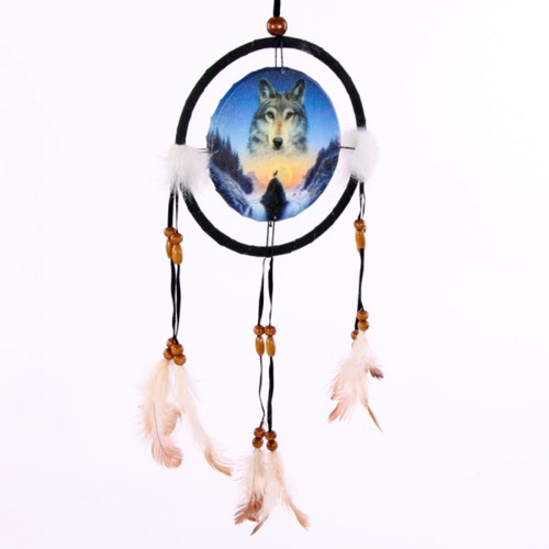 Dreamcatcher (Small) - Cosmic Wolf