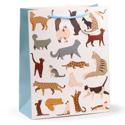 Gift Bag (Large) - Feline Fine Cats