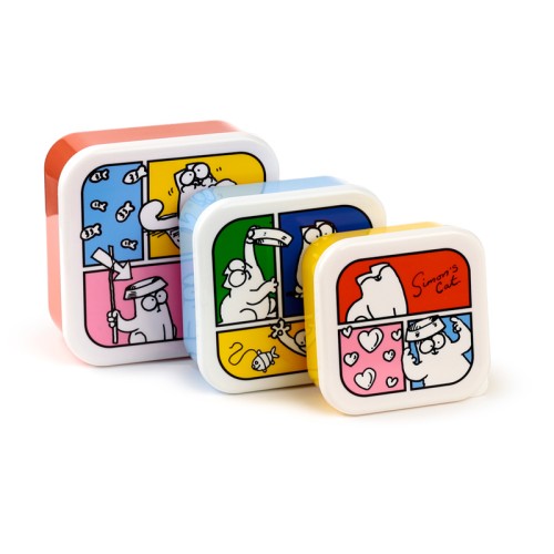 Lunch Boxes Set of 3 (M/L/XL) - Simon's Cat 2024