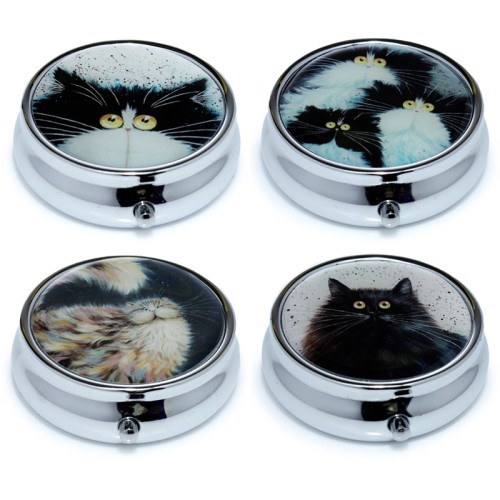 Kim Haskins Cats Pill Box