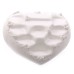 Cute Novelty White Heart Shaped Tiered Display Stand