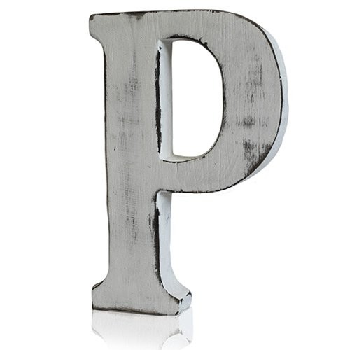 Shabby Chic Letters - P Shabby Chic Letters - P