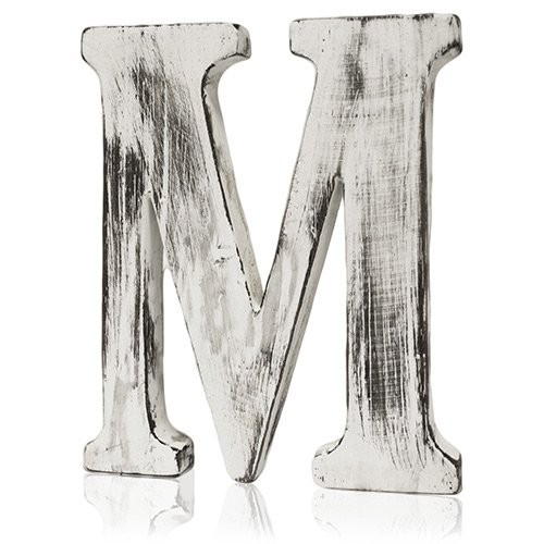 Shabby Chic Letters - M Shabby Chic Letters - M