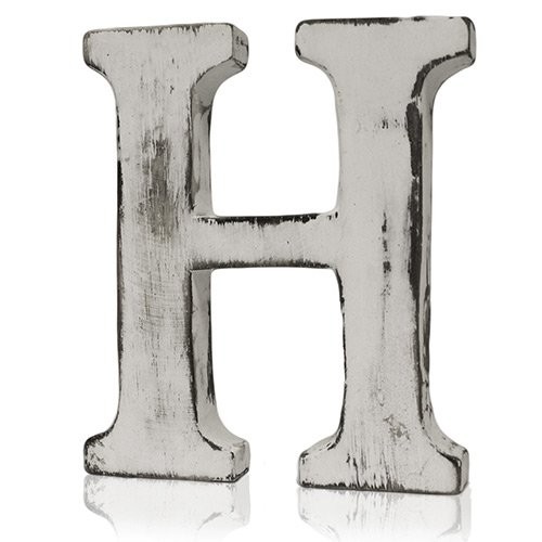 Shabby Chic Letters - H Shabby Chic Letters - H