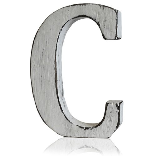 Shabby Chic Letters - C Shabby Chic Letters - C