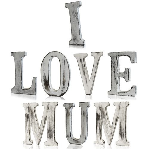 Shabby Chic Letters - I LOVE MUM (8) Shabby Chic Letters - I LOVE MUM (8)