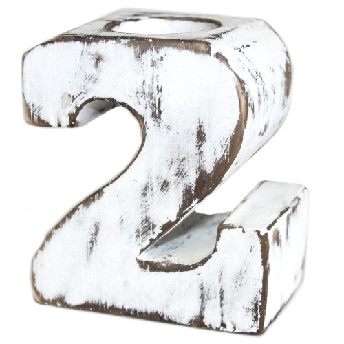 Wooden Birthday Numbers - No.2 Wooden Birthday Numbers - No.2