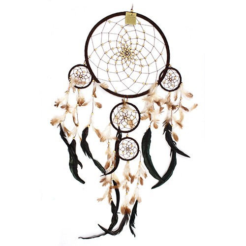 Bali Dreamcatchers - XLarge Round - Cream/Coffee/Choc Bali Dreamcatchers - XLarge Round - Cream/Coffee/Choc