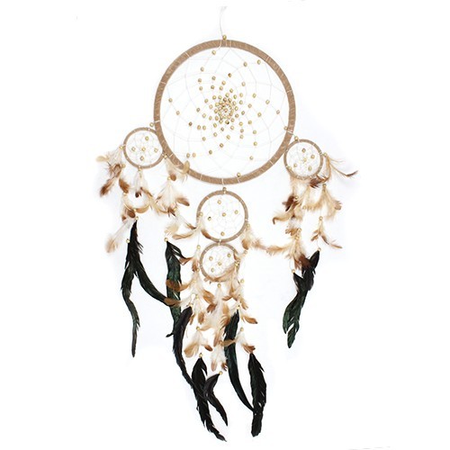 Bali Dreamcatchers - Large Round - Cream/Coffee/Choc Bali Dreamcatchers - Large Round - Cream/Coffee/Choc