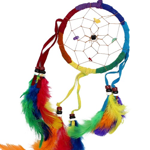 Bali Dreamcatchers - Medium Round - Rainbow Bali Dreamcatchers - Medium Round - Rainbow