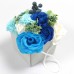 Soap Flower Bouquet - Blue Wedding Soap Flower Bouquet - Blue Wedding