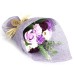 Standing Soap Flower Bouquet - Purple Standing Soap Flower Bouquet - Purple