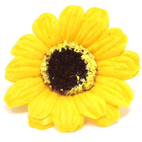 10 Craft Soap Flowers - Sml Sunflower - Yellow 10 Craft Soap Flowers - Sml Sunflower - Yellow