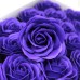 10 Craft Soap Flowers - Lrg Rose - Violet 10 Craft Soap Flowers - Lrg Rose - Violet