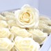 10 Craft Soap Flowers - Lrg Rose - Ivory 10 Craft Soap Flowers - Lrg Rose - Ivory