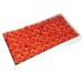 10 Craft Soap Flowers - Med Rose - Sunset Orange 10 Craft Soap Flowers - Med Rose - Sunset Orange