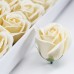 10 Craft Soap Flowers - Med Rose - Ivory 10 Craft Soap Flowers - Med Rose - Ivory