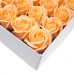 10 Craft Soap Flowers - Med Rose - Peach 10 Craft Soap Flowers - Med Rose - Peach