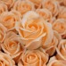 10 Craft Soap Flowers - Med Rose - Peach 10 Craft Soap Flowers - Med Rose - Peach