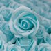 10 Craft Soap Flowers - Med Rose - Baby Blue 10 Craft Soap Flowers - Med Rose - Baby Blue