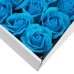 10 Craft Soap Flowers - Med Rose - Sky Blue 10 Craft Soap Flowers - Med Rose - Sky Blue