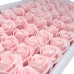 10 Craft Soap Flowers - Med Rose - Pink 10 Craft Soap Flowers - Med Rose - Pink