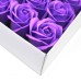 10 Craft Soap Flowers - Med Rose - Lavender 10 Craft Soap Flowers - Med Rose - Lavender