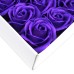 10 Craft Soap Flowers - Med Rose - Violet 10 Craft Soap Flowers - Med Rose - Violet