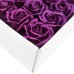 10 Craft Soap Flowers - Med Rose - Deep Violet 10 Craft Soap Flowers - Med Rose - Deep Violet