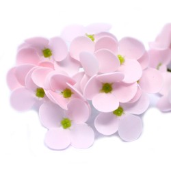 10 Craft Soap Flowers - Hyacinth Bean - Pink