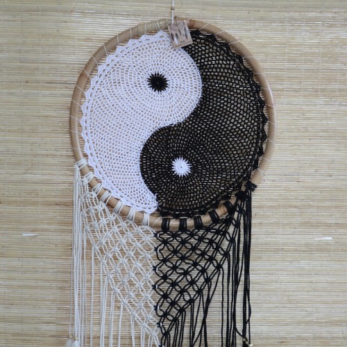 Bali Dream Catchers - Extra Large Ying Yang D: 50cm Bali Dream Catchers - Extra Large Ying Yang D: 50cm