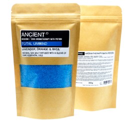 Aromatherapy Bath Potion in Kraft Bag 350g - Total Unwind