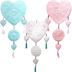 Aluminium Mobile - Hearts (assorted colors)