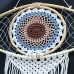 Protection Dream Catcher - Lrg Macrame Evil Eye White/ Grey/Brown Protection Dream Catcher - Lrg Macrame Evil Eye White/ Grey/Brown