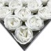 10 Craft Soap Flower - Ext Large Peony - White 10 Craft Soap Flower - Ext Large Peony - White