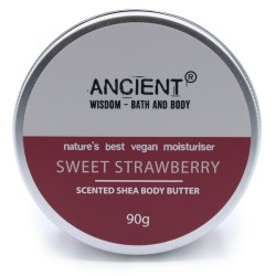 Scented Shea Body Butter 90g - Sweet Strawberry