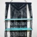 Black Macrame Hanging Shelves - Turquoise Black Macrame Hanging Shelves - Turquoise