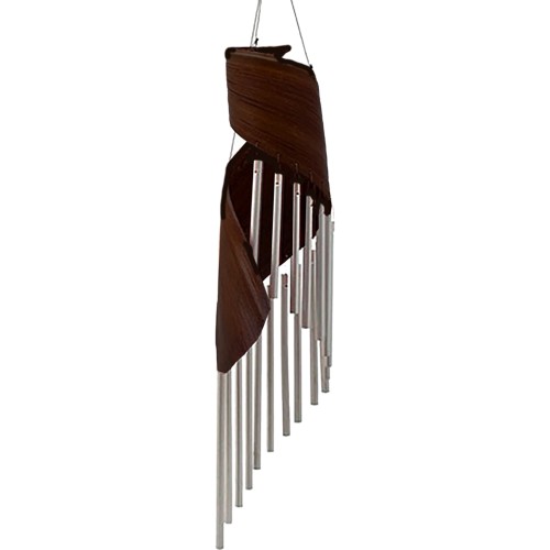 Coconut Leaf Wind Chimes - Chocolate Coconut Leaf Wind Chimes - Chocolate