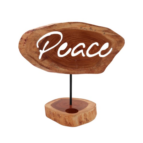 Candle Holder Sign - Peace Candle Holder Sign - Peace