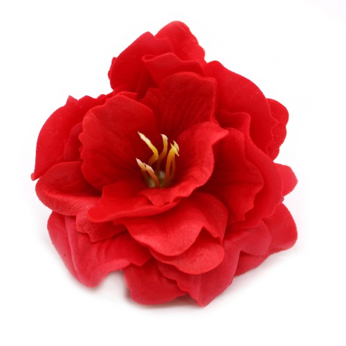 10 Craft Soap Flower - Small Peony - Red 10 Craft Soap Flower - Small Peony - Red