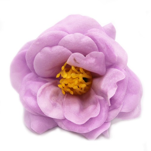 10 Craft Soap Flower - Camellia - Light Purple 10 Craft Soap Flower - Camellia - Light Purple