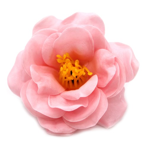 10 Craft Soap Flower - Camellia - Light Pink 10 Craft Soap Flower - Camellia - Light Pink