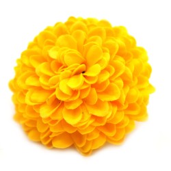 10 Craft Soap Flower - Small Chrysanthemum - Yellow